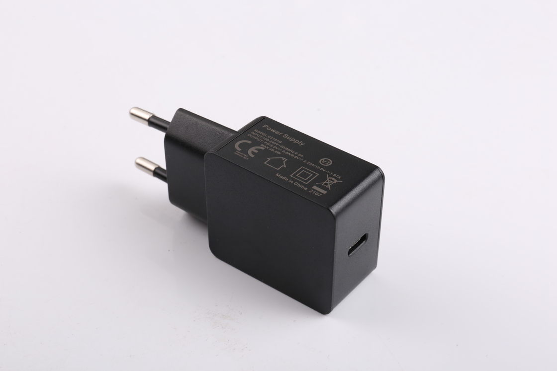 ভ্রমণ USB পাওয়ার অ্যাডাপ্টার 20W PD AU EU US UK প্লাগ 5V 3A 9V 2.22A 12V 1.67A